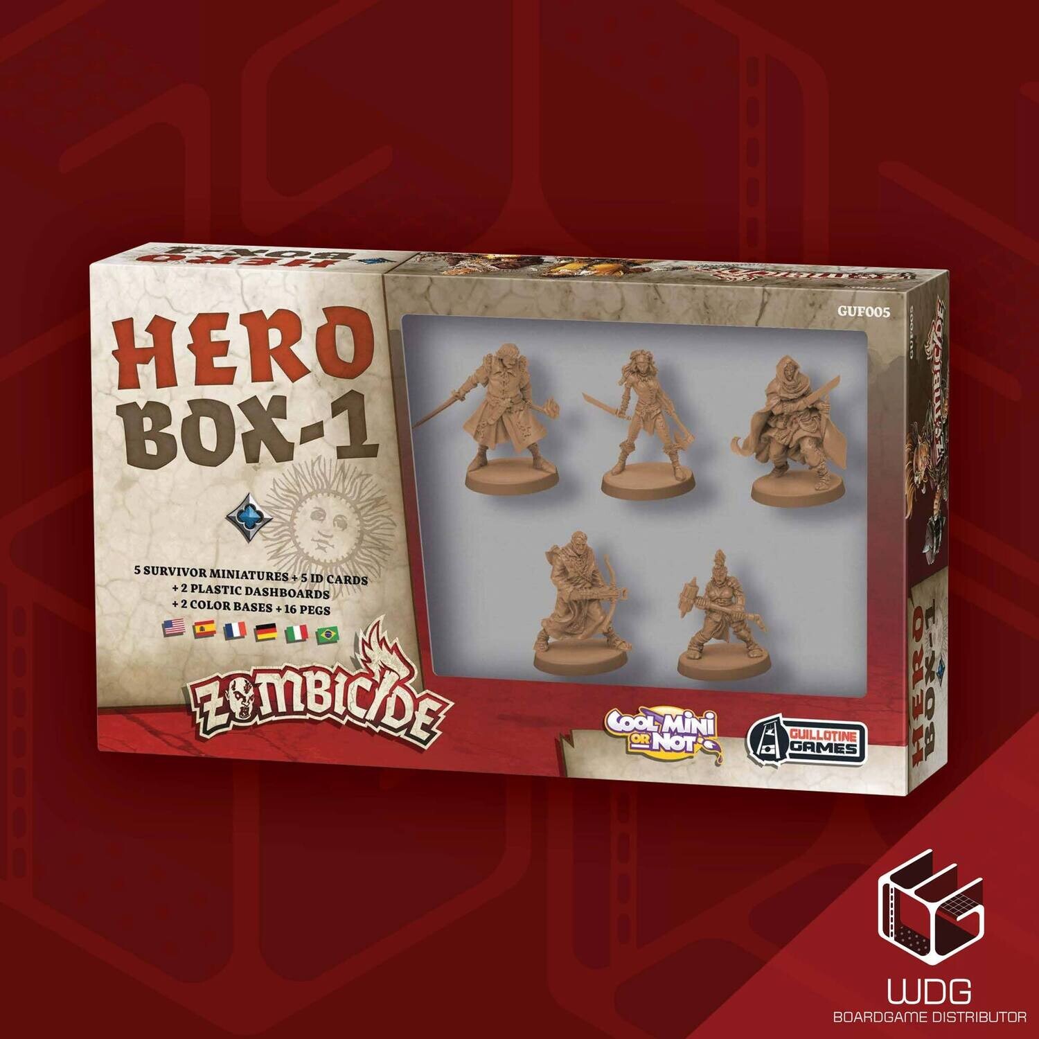 Zombicide Black Plague: Hero Box 1