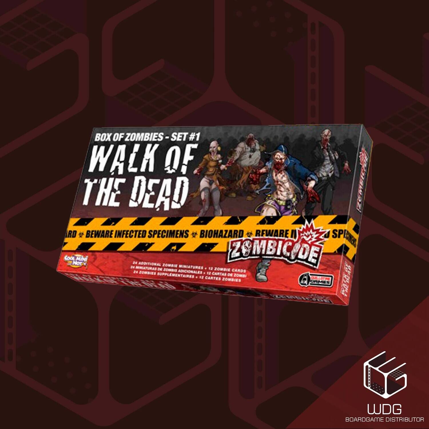 Zombicide Walk of the Dead - Box of Zombies set 1