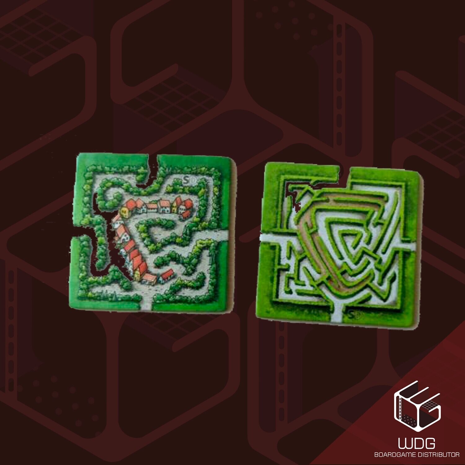 Carcassonne: Promo - Das Labyrinth (Alte + Neue Edition) (Mini-EXP)