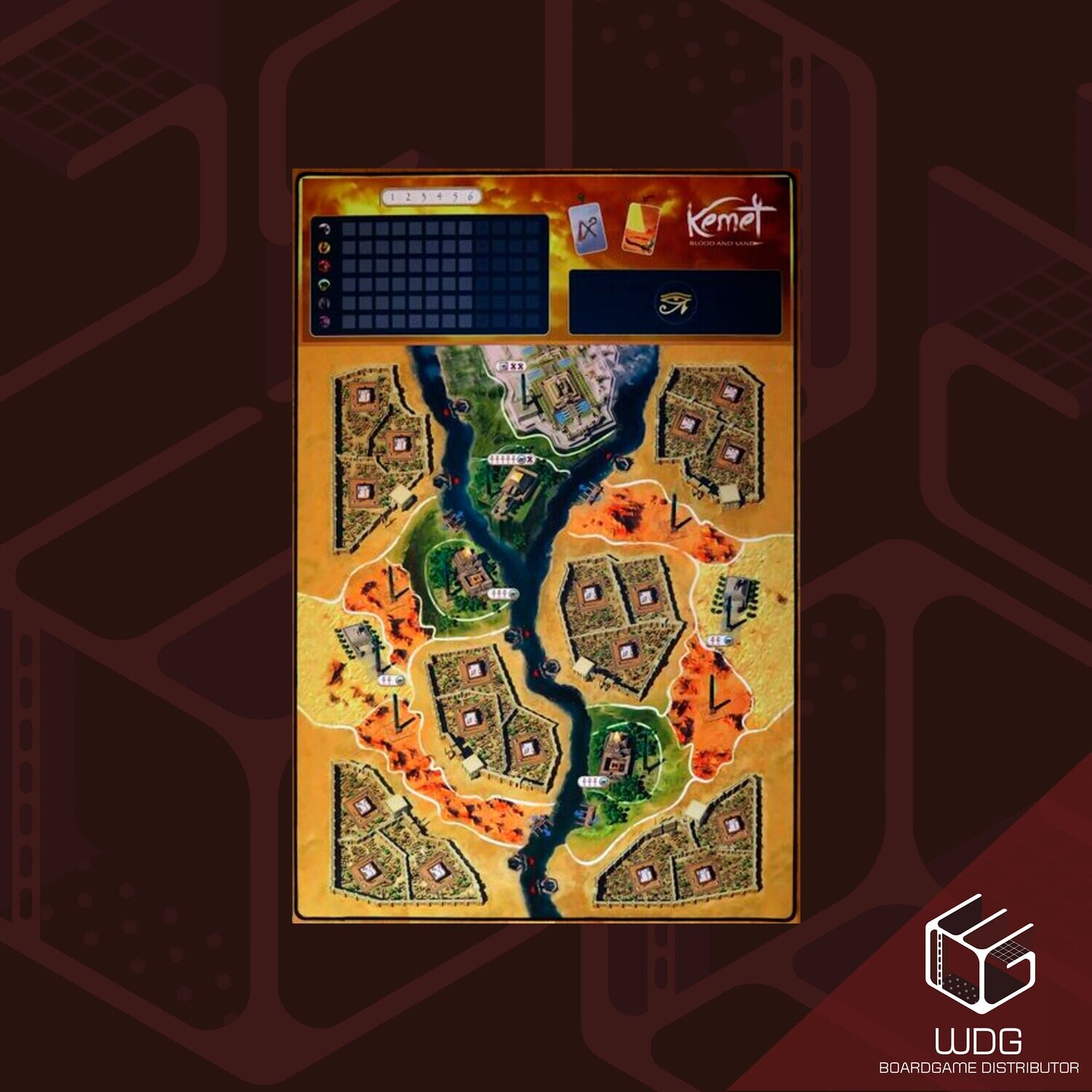 Kemet Blood &amp; Sand Playmat