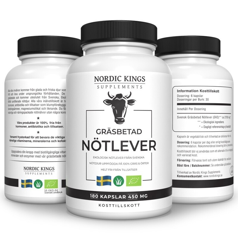 Gräsbetad ekologisk nötlever