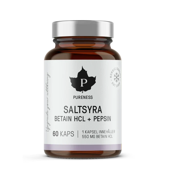 Betain HCL - saltsyra 60 kapslar