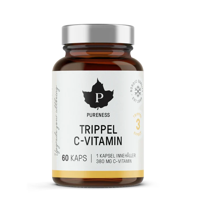 Trippel C-vitamin 60 kapslar