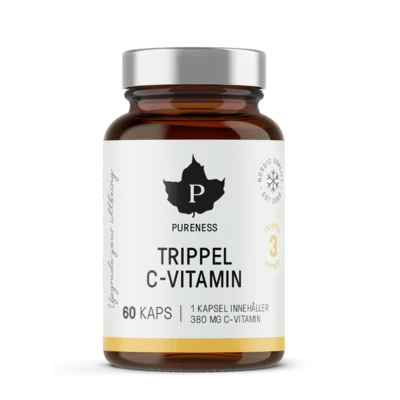 Trippel C-vitamin 60 kapslar