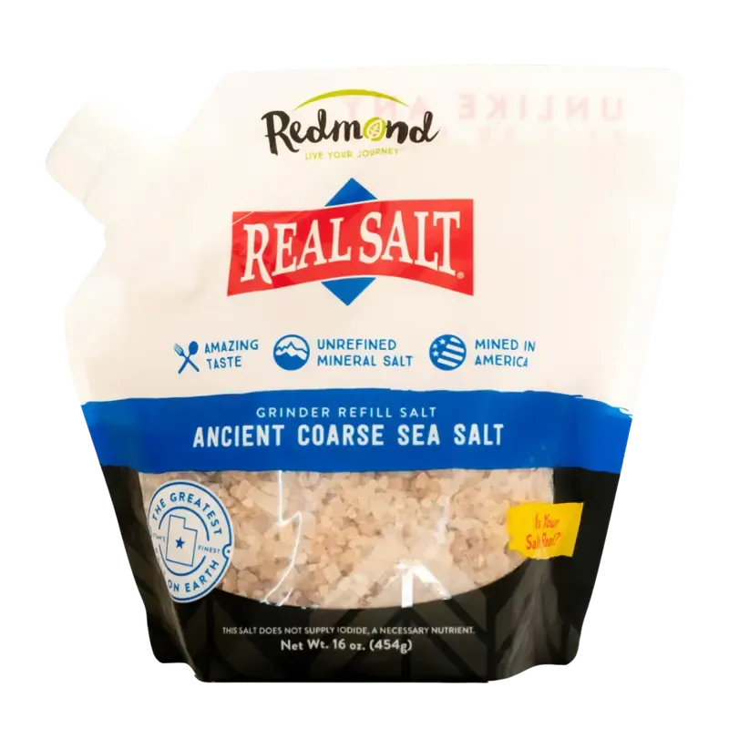 Real Salt COARSE 16 oz 454g Pouch Grinder från Redmond Real Salt