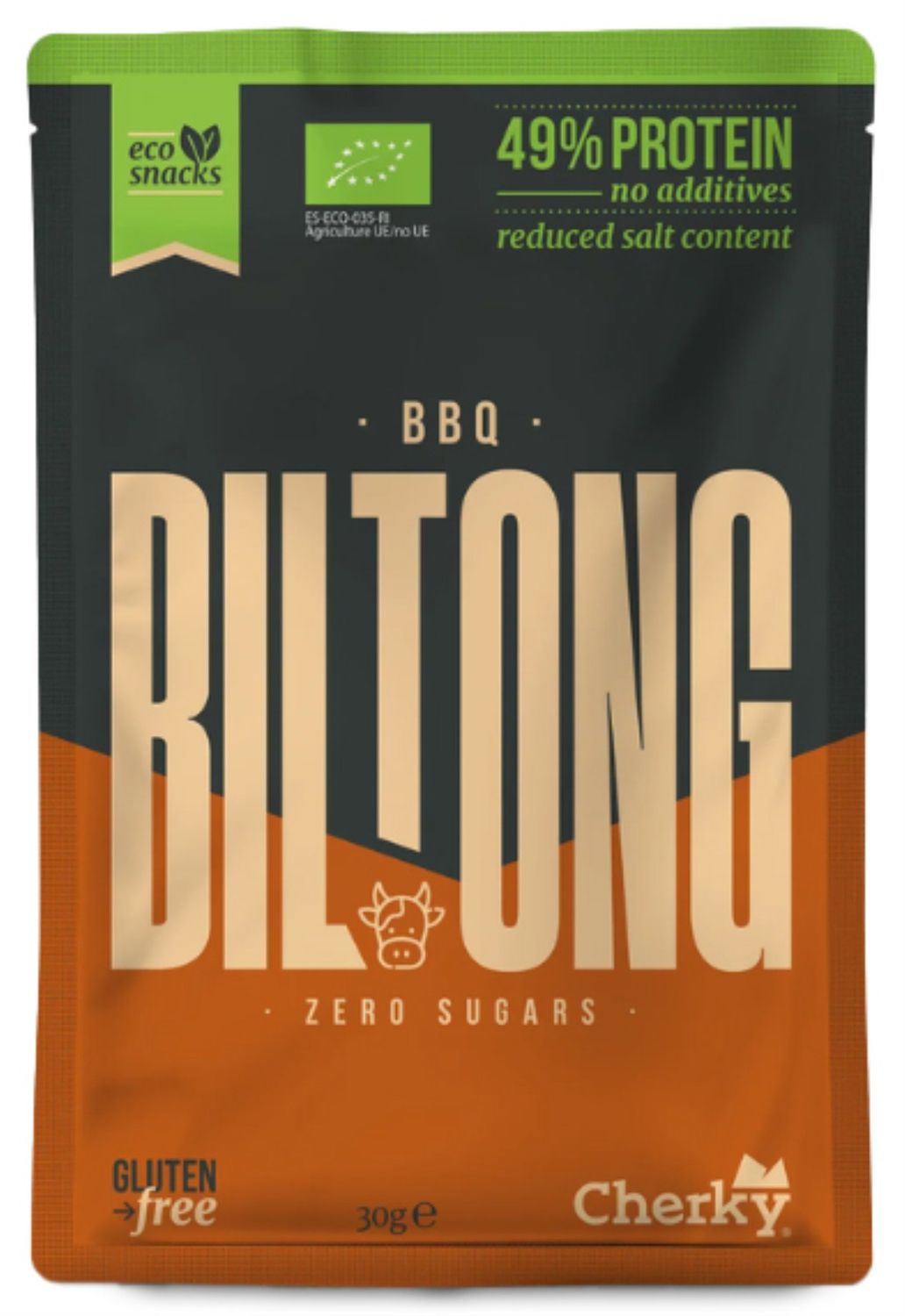 Cherky Foods Biltong Cuts Eco 2 olika smaker classic och BBQ