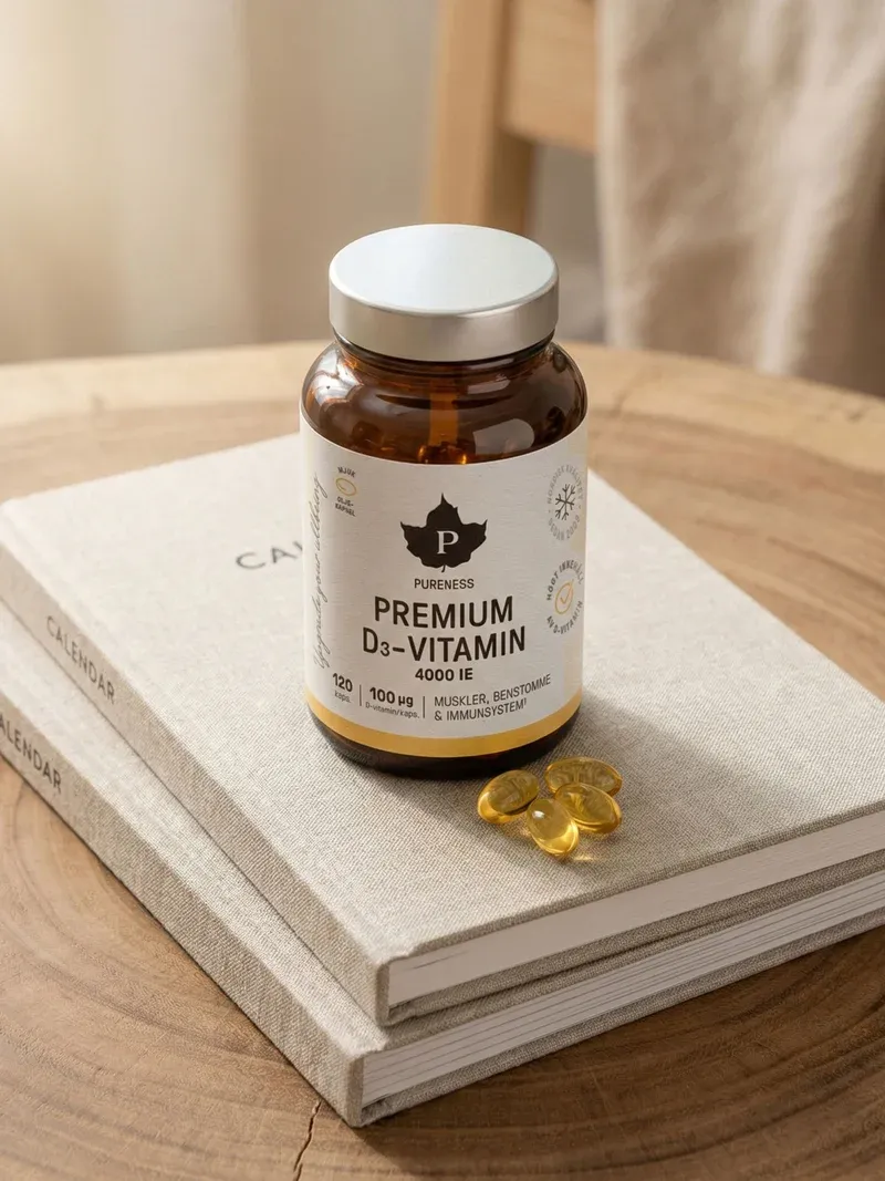 Premium D3-Vitamin 4000 IE - 120 kapslar