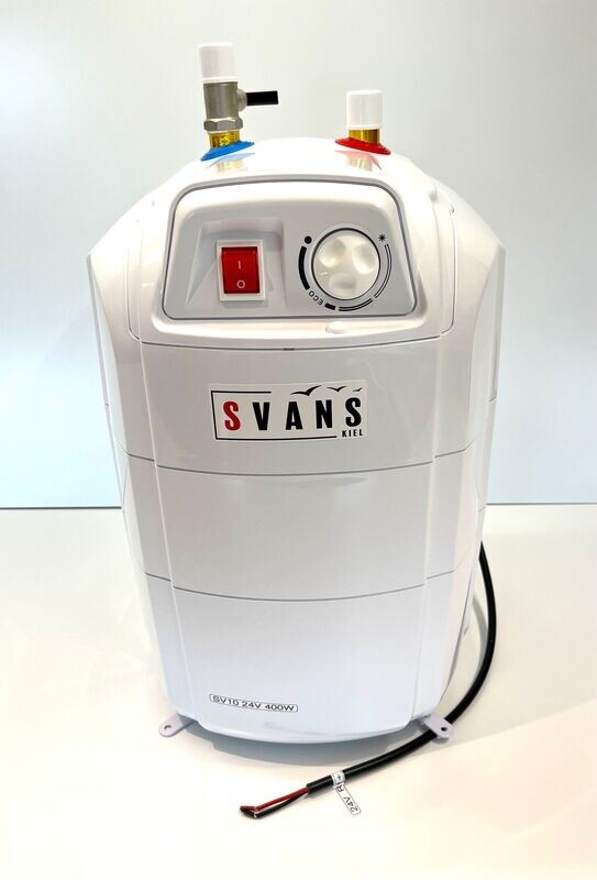 ​Svans hot water boiler SV10 24 volt pressure-resistant.