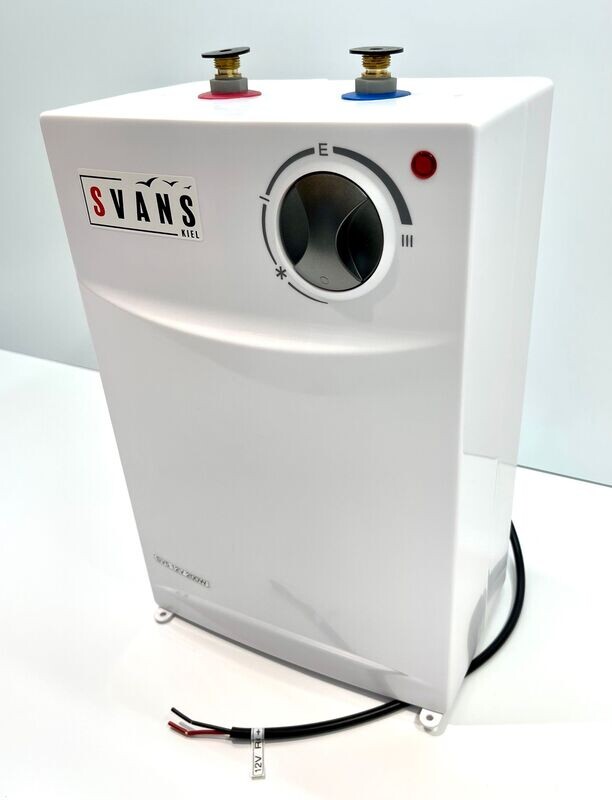 Svans hot water boiler SV5 12 volt pressureless/open 0.5 bar. Svans hot water boiler SV5 12 volt pressureless/open 0.5 bar.
