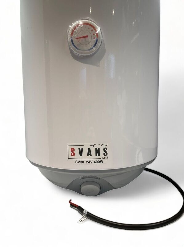 Svans Boiler Solarspeicher SV30 48 Volt 800W (30 Liter) Druckfest. Svans Boiler Solarspeicher SV30 48 Volt 800W (30 Liter) Druckfest.
