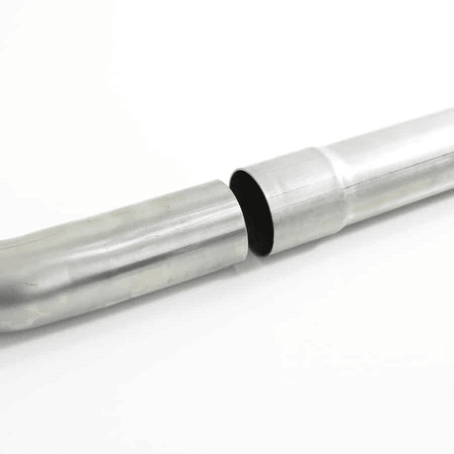 Rechte Buis  met tromp 100cm 50.8mm x1.5 RVS  2 inch