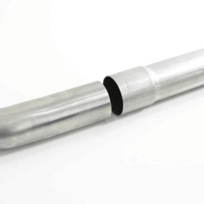Rechte Buis  met tromp 100cm 50.8mm x1.5 RVS  2 inch