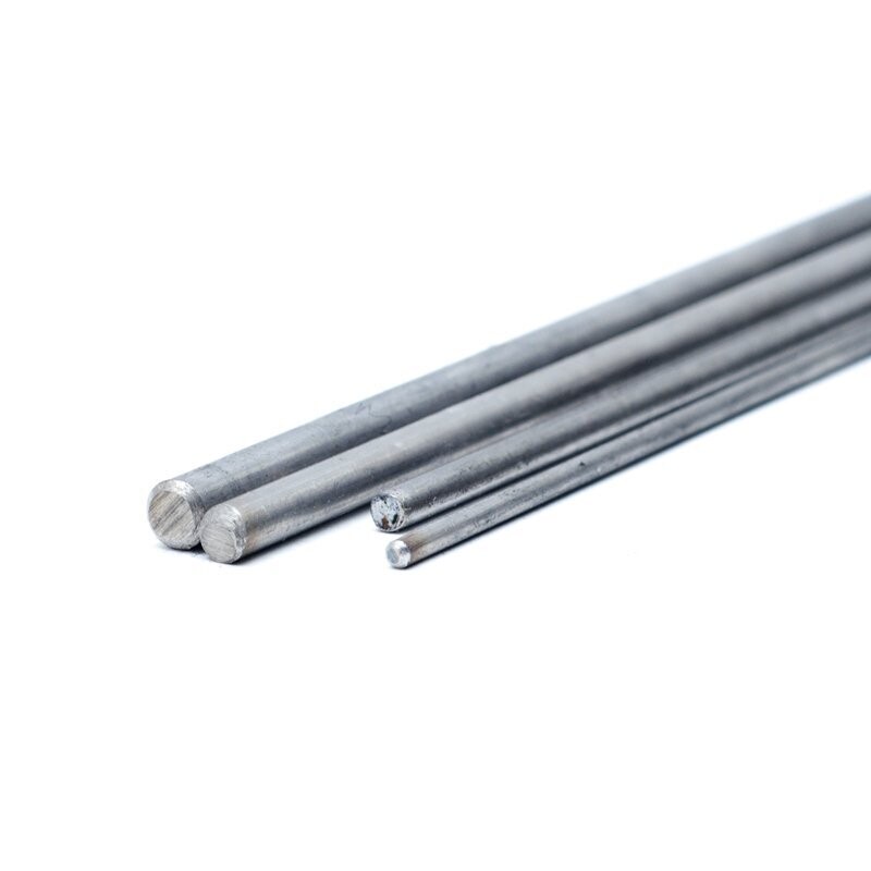 RVS Staf Massief Ø 10 mm & 12 mm per halve meter