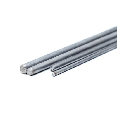RVS Staf Massief Ø 10 mm & 12 mm per halve meter