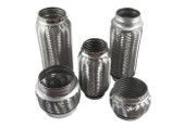 RVS Flexibel deel 2 inch 55mm 120mm lang