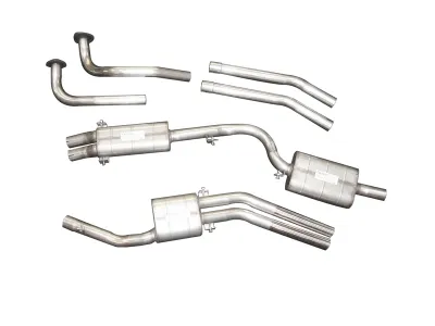 Maserati Mistral 4000 (incl. Spyder) roestvrijstalen uitlaat (1966-70) Oldtimer