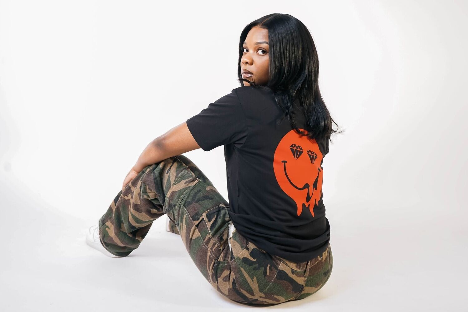 Red/black Diamond Smiley