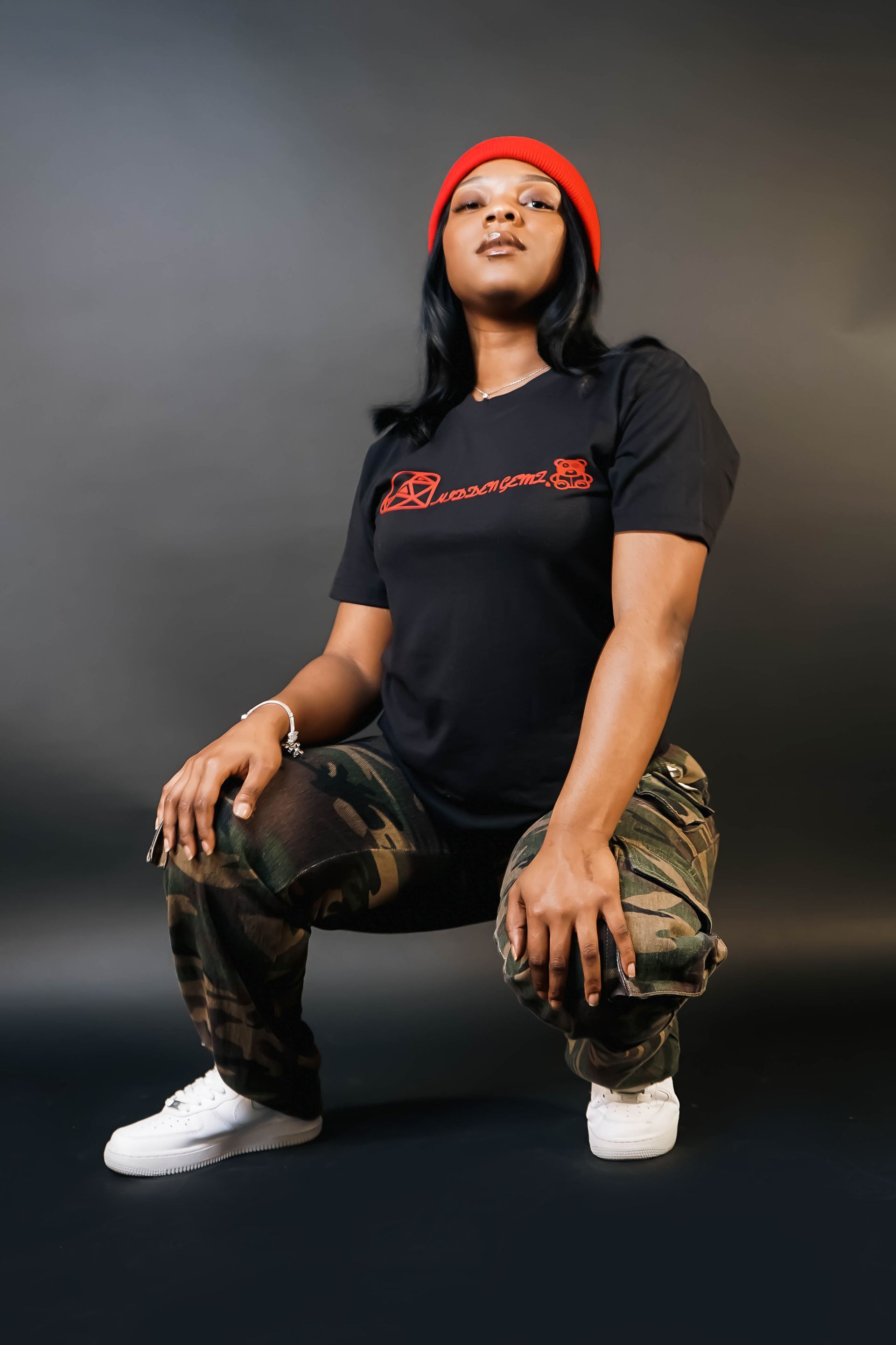 Red/black Diamond Smiley