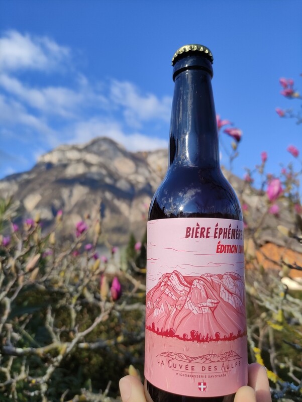 Bière éphémère n°1 - blanche framboise - 33cl