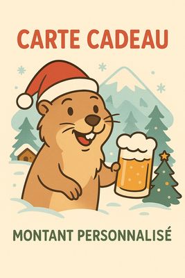 6. La carte cadeau - montant au choix