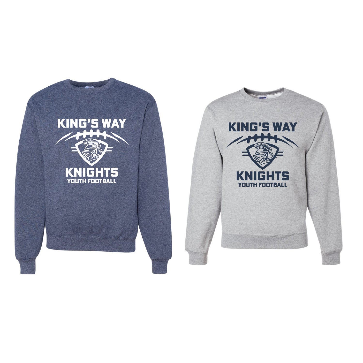 KING&#39;S WAY FOOTBALL CREWNECK