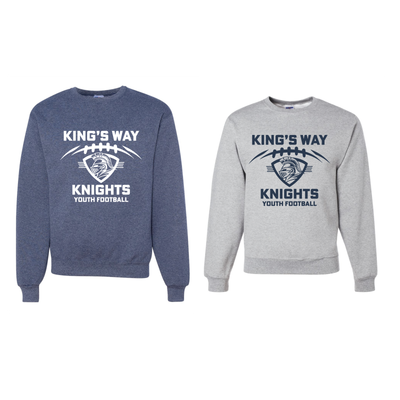 KING&#39;S WAY FOOTBALL CREWNECK