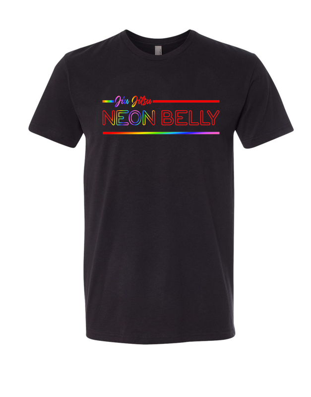 Holographic color changing NEON BELLY shirt