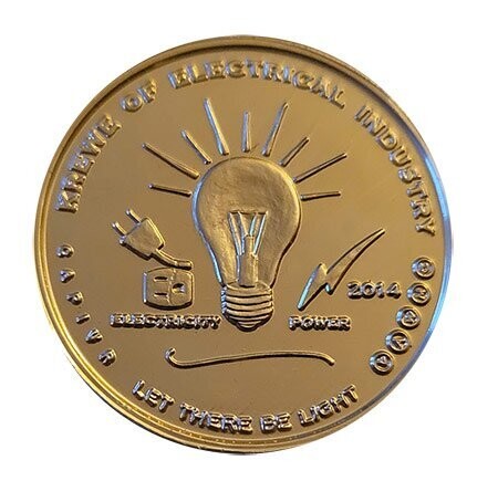 Electrical Industry Manufacturer Coin