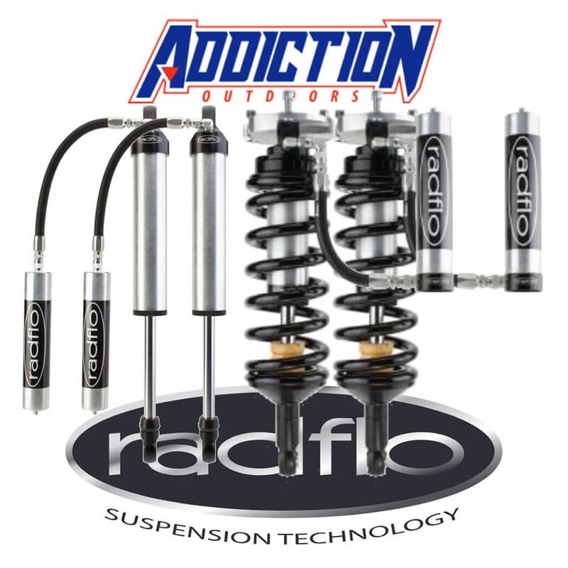 Radflo 2.5 Remote Reservoir 0-2&quot; Lift Set - Nissan Navara NP300 2015-ON