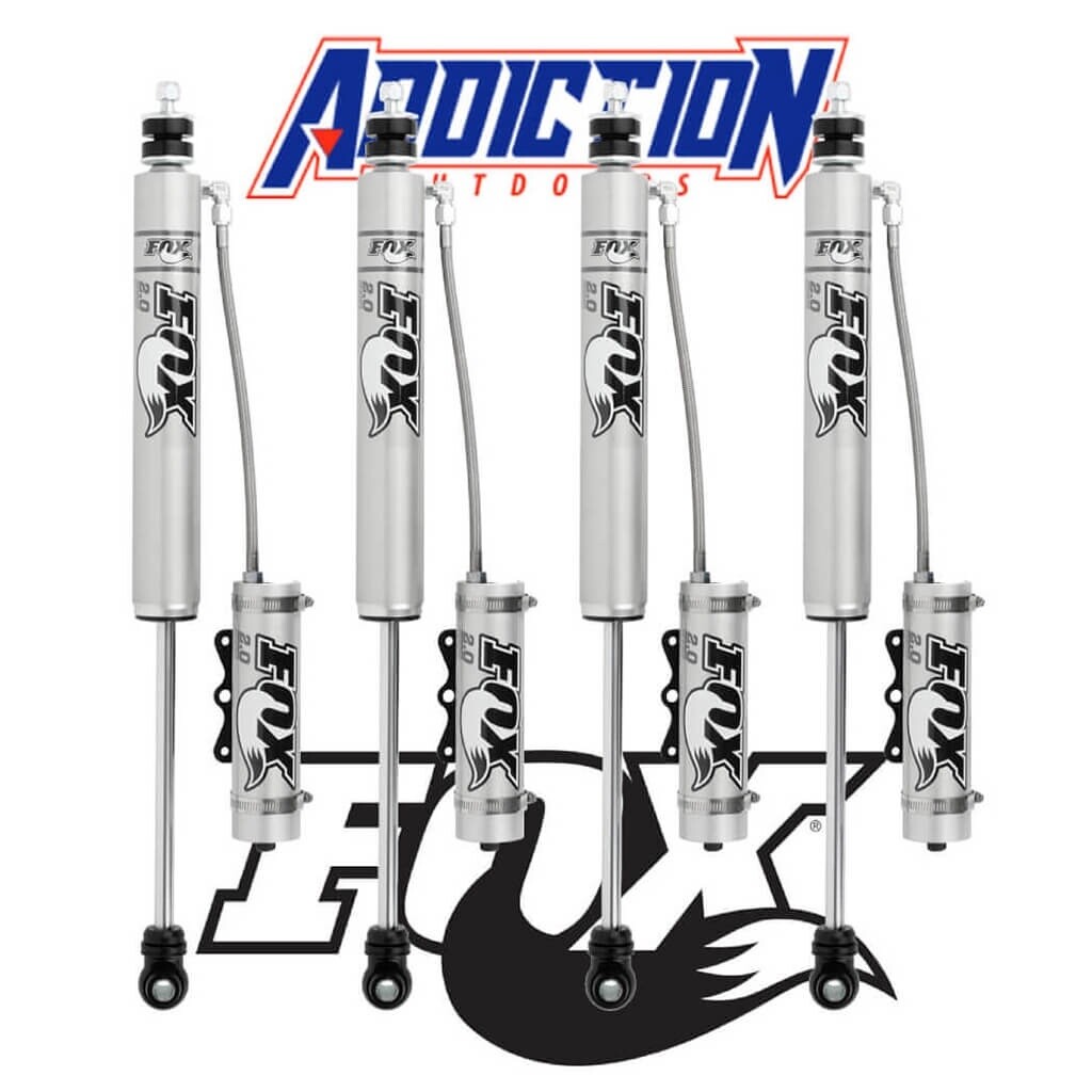 Fox 2.0 Performance Series Remote Reservoir 0-2&quot; Lift Set - Nissan Patrol GU Y61 1998-2016