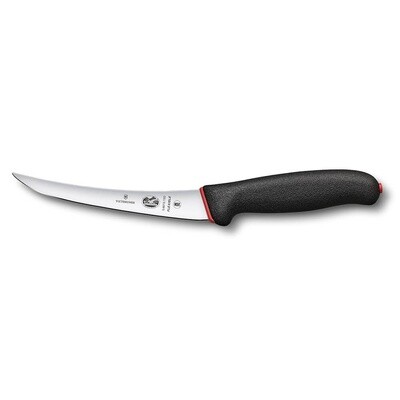 Victorinox Boning Knife, 15cm Curved, Flexible Narrow Blade, Fibrox - Dual Grip