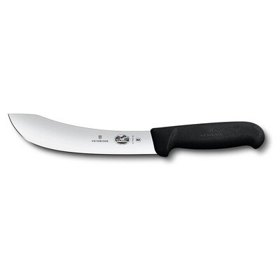 Victorinox Skinning Knife, 18cm German Type, Fibrox - Black