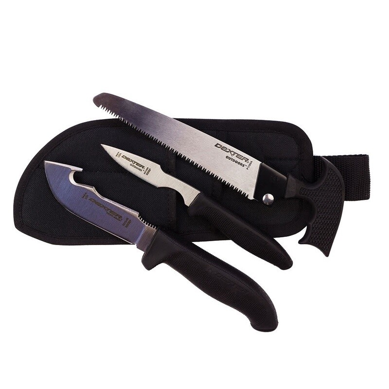 Dexter Russell SofGrip 3 Piece Big Game Kit Set