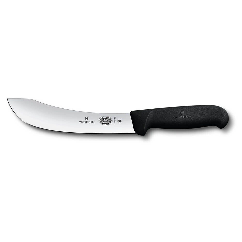 Victorinox Skinning Knife, 15cm German Type, Fibrox - Black