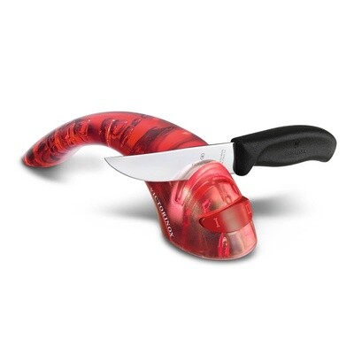 Victorinox Knife Sharpener, Ceramic Rolls, 2 Stage, Red