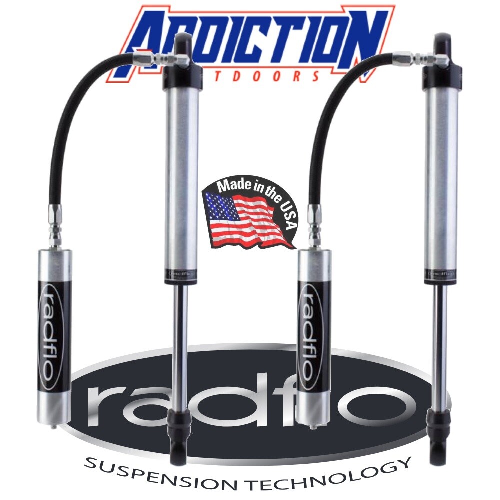 Radflo Front Shocks Toyota Landcruiser 70 Series, Shock Options: 2.0 Remote Res, Lift Height: 2