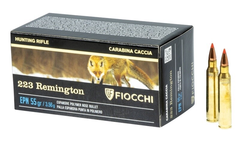 FIOCCHI 223 REM 55GR VMAX 50PK 55GR POLYMER TIP EPN
