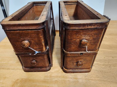 Sewing machine Drawers and Wood Frame ( set of 4)