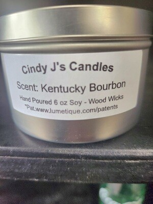Soy Candle Kentucky Bourbon 6 oz. 