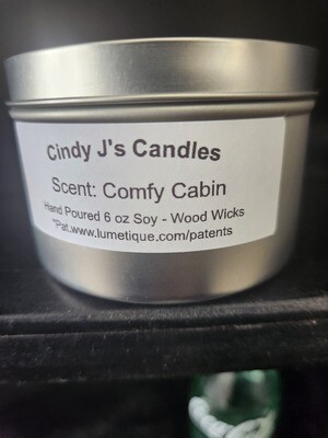 Soy Candle Comfy Cabin 6 oz. 
