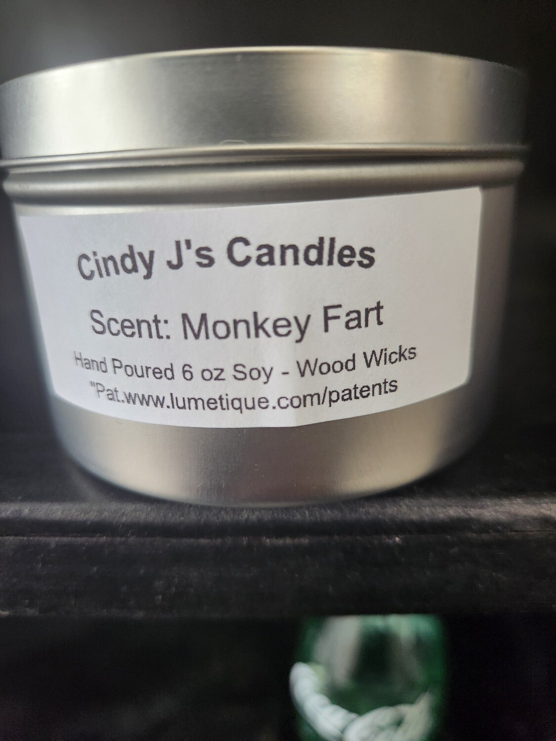 Soy Candle Monkey Farts 6 oz. 