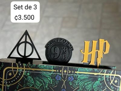 Set de 3 separadores temáticos (Harry Potter)