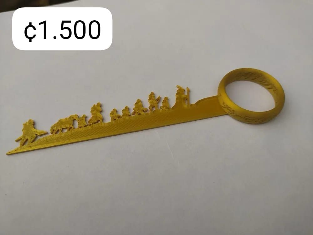Separador temático de El señor de los anillos