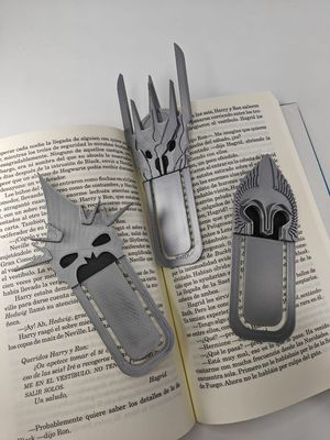 Separador temático de El señor de los anillos (Caras)