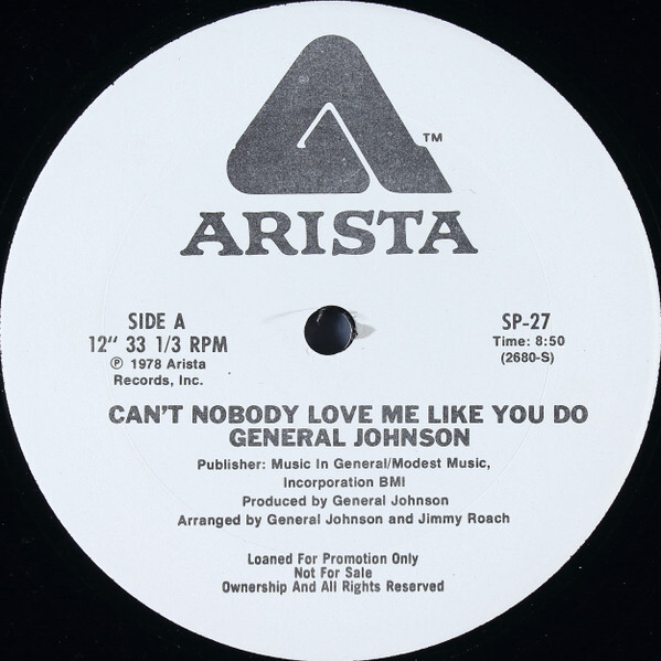 Digital Download. Can&#39;t nobody love me like you do (Paul Simpson 12&quot; Disco Mix Take 2) 8:50 (96k/24bit wav)