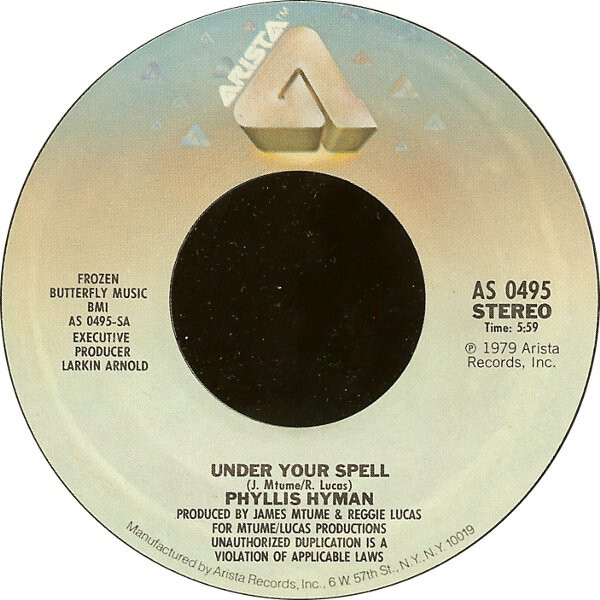 Digital Download. Under your spell (Paul Simpson Special 45 Disco Mix) 5:59 (96k/24bit wav)