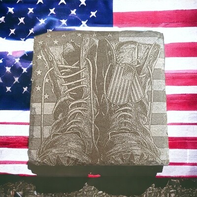 Salute to Service Slate Coasters