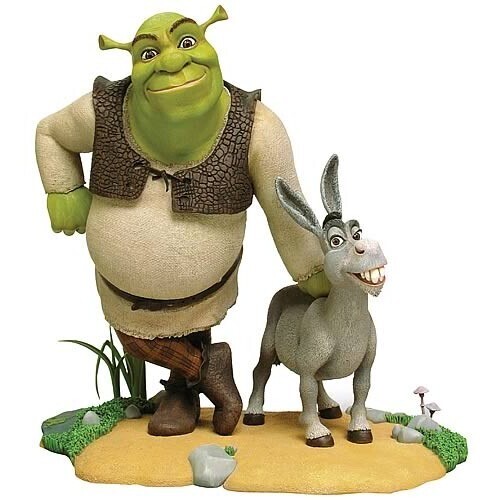 Shrek and Donkey 10 Inch Resin Limited Edition Statue