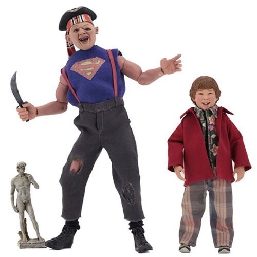 The Goonies Sloth and Chunk Set of 2 8 Inch Clothed Action Figure