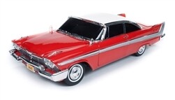 Christine Stephen King 1958 Plymouth Fury Night Version 1/18 Scale Die Cast Vehicle